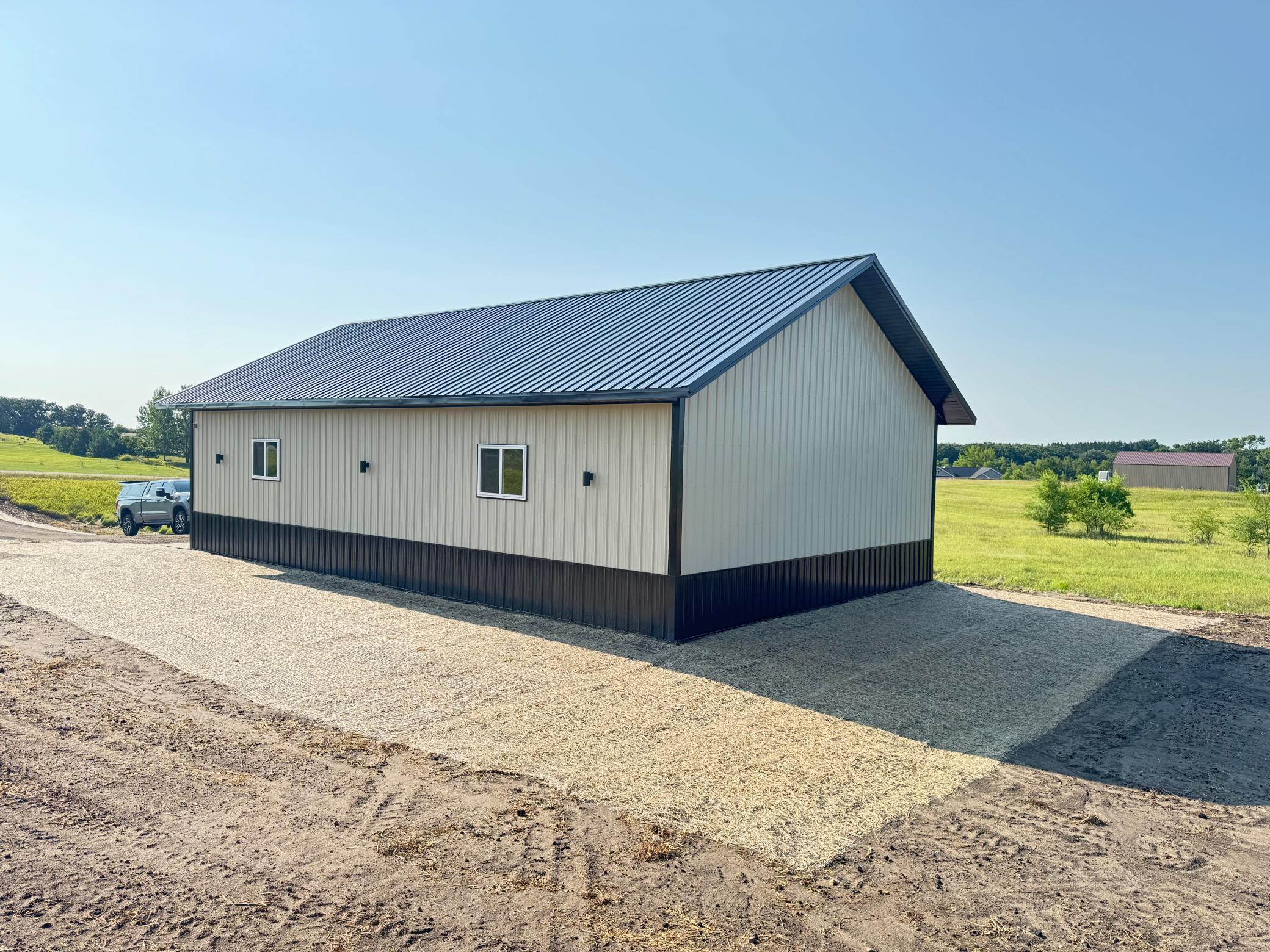 Side view of Shed