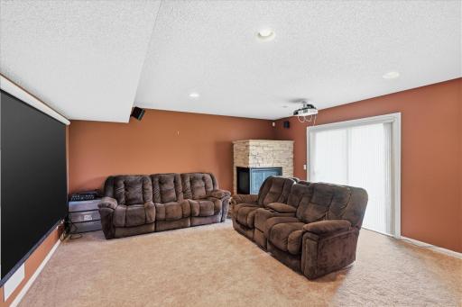 Finished walkout lower level expands the home's living and entertaining options.