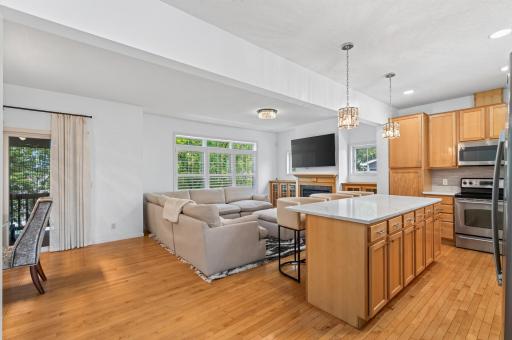 Kitchen & Living Room
