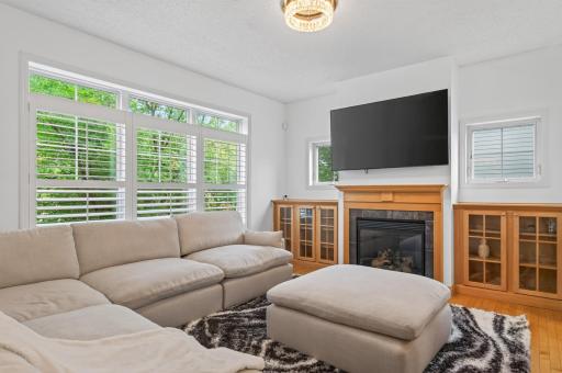 Cozy Family Room with Fireplace