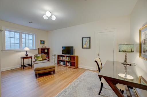 Whether you need a bedroom or office, this additional lower-level space adapts beautifully to your needs