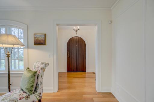 From the moment you arrive, the attention to detail is evidentâfeaturing English inspired custom arched windows and doorways, rich built-ins, and charming polished nickel and crystal interior door hardware that bring timeless character throughout
