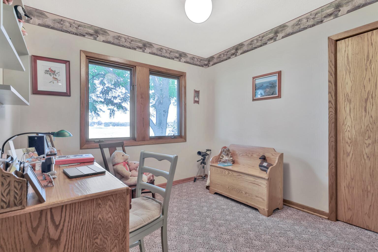 3rd bedroom used as office.