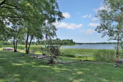 Seller has not had a dock or boat for many years, which shows with the weed growth.