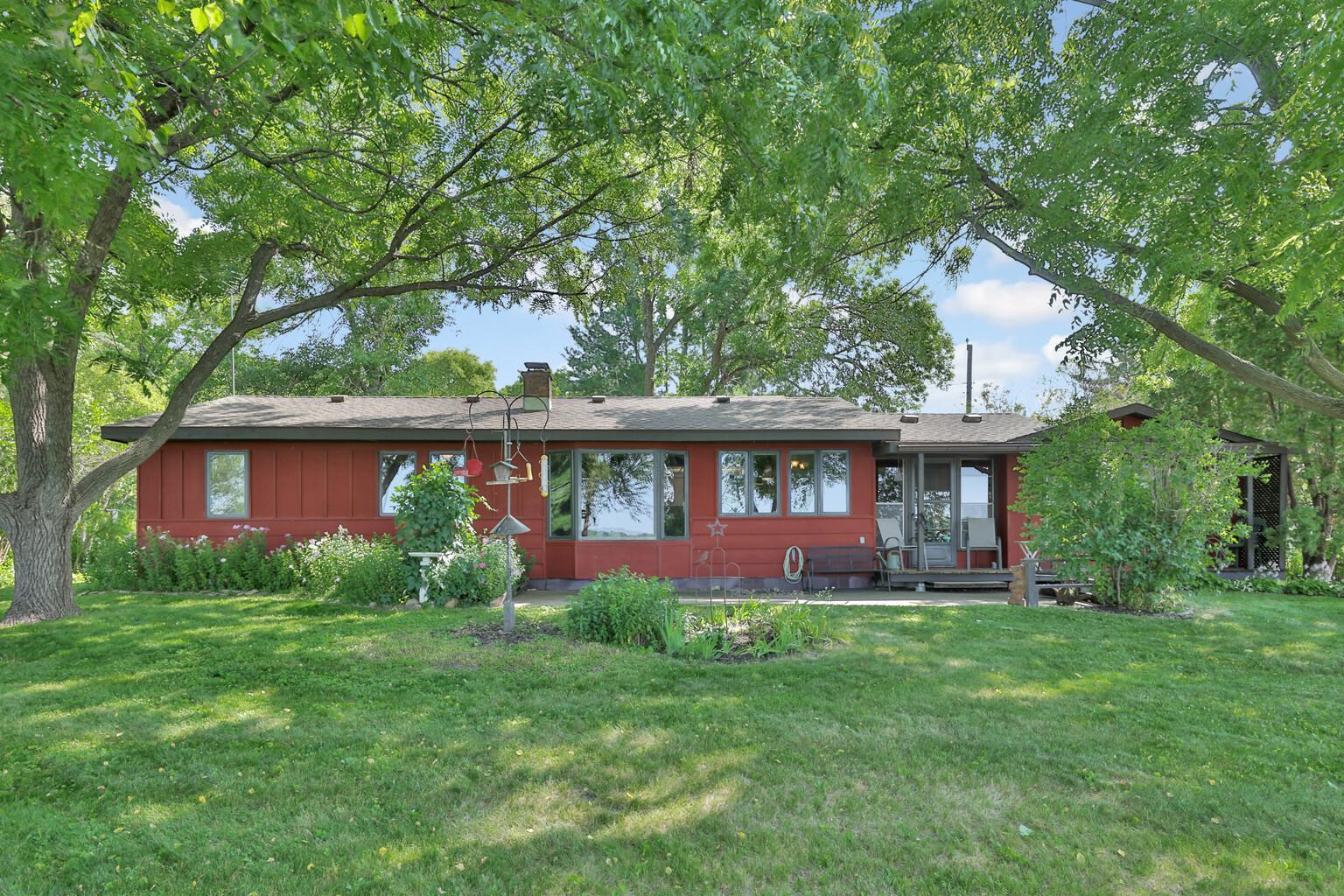 Front of the house facing the lake.