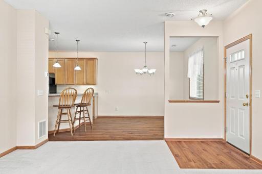 Entry with view into Dining Area