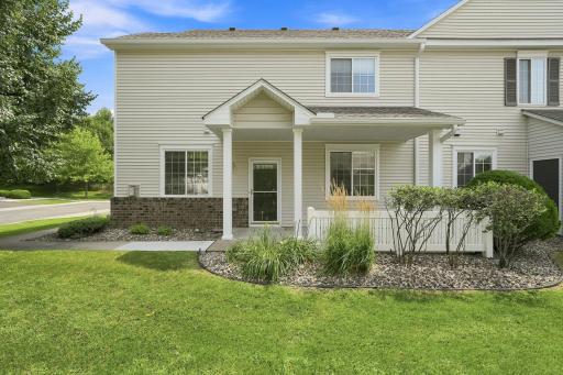 Front Door with Large Covered Patio