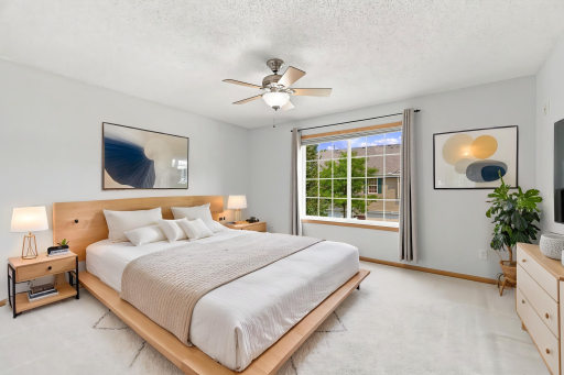 This Photo is Virtually Staged - Upper Level Bedroom 1