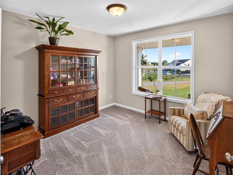 Sellers used the flex room as an office