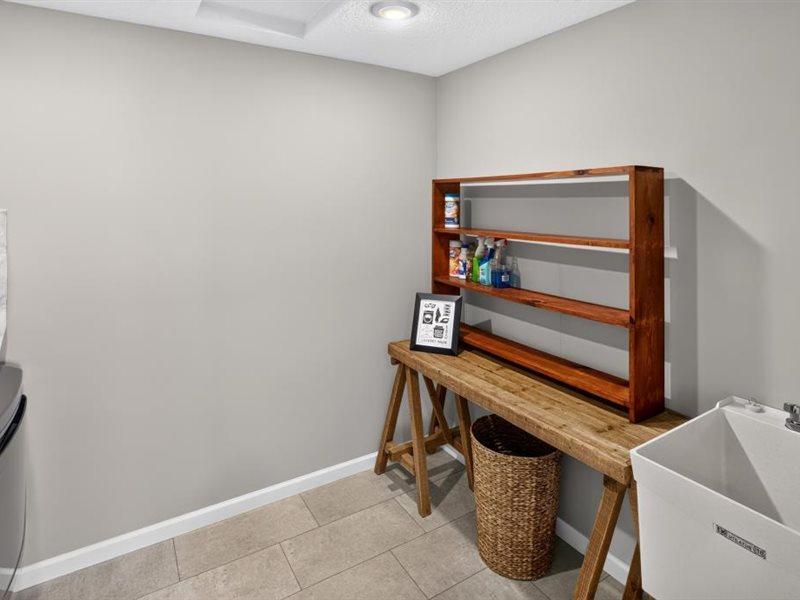 Laundry room located on the upper level