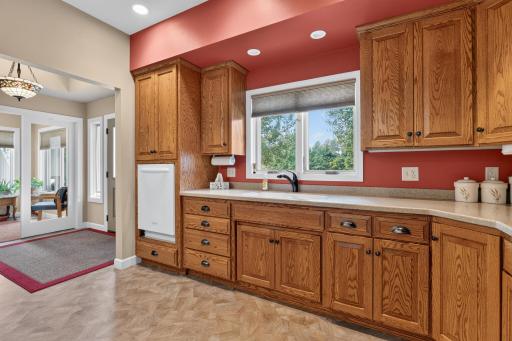 Dishwasher is set higher for easier use