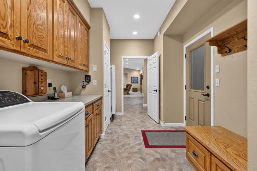 Laundry and entry from garage
