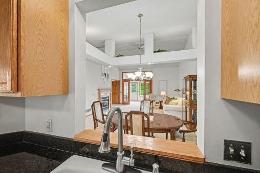 Kitchen with a view.