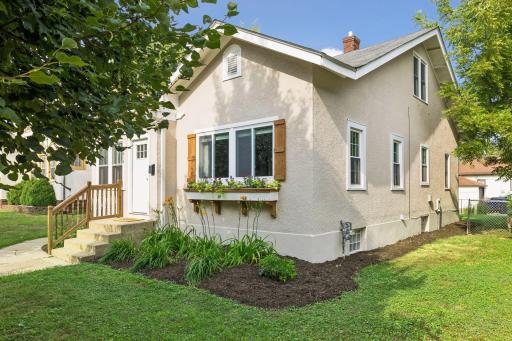New exterior paint and landscaping