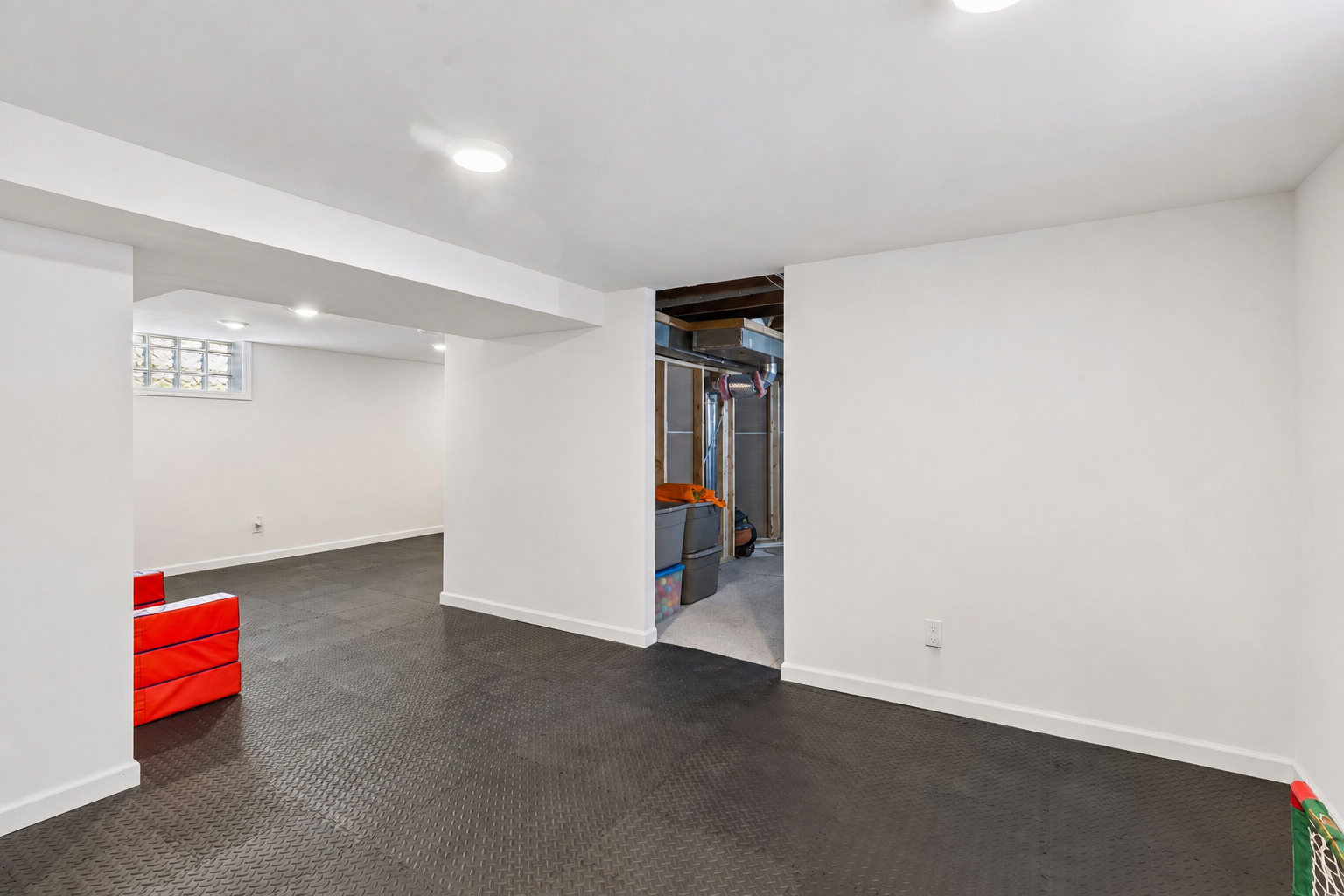 Tons of storage in the newly finished basement
