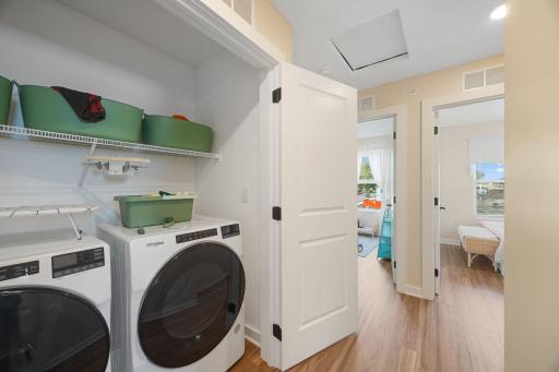 Upper level laundry - washer and dryer included!