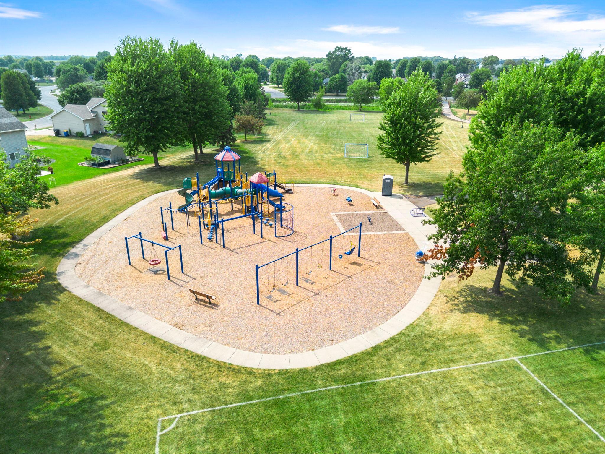 Enjoy neighborhood amenities including a community pool, playground, and basketball court, making summer days even more enjoyable.