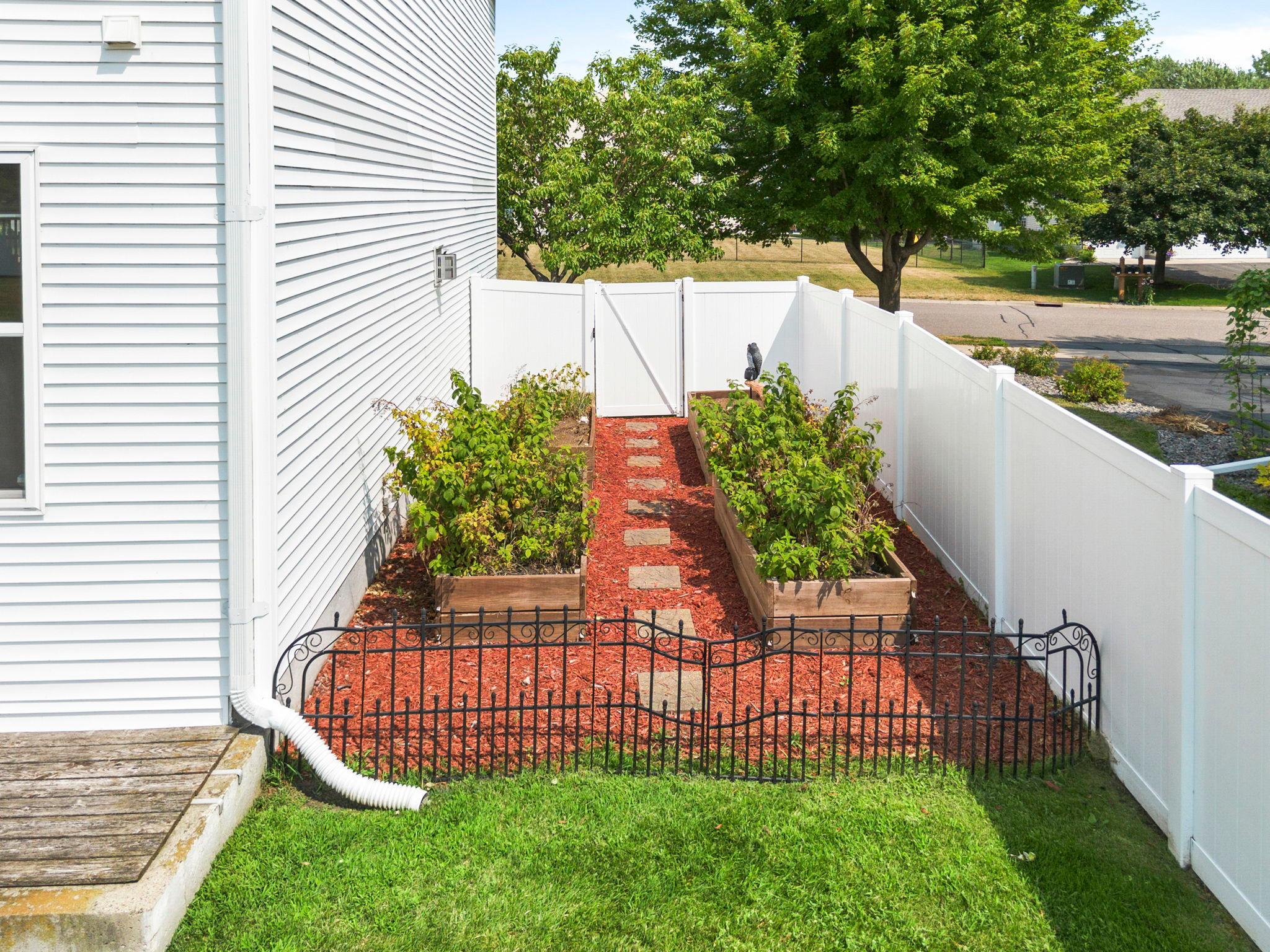 Enjoy gardening with thoughtfully designed raised garden beds.
