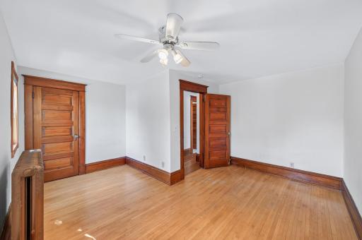 Bedroom three provides two nice sized closets. Behind this door is closet two.