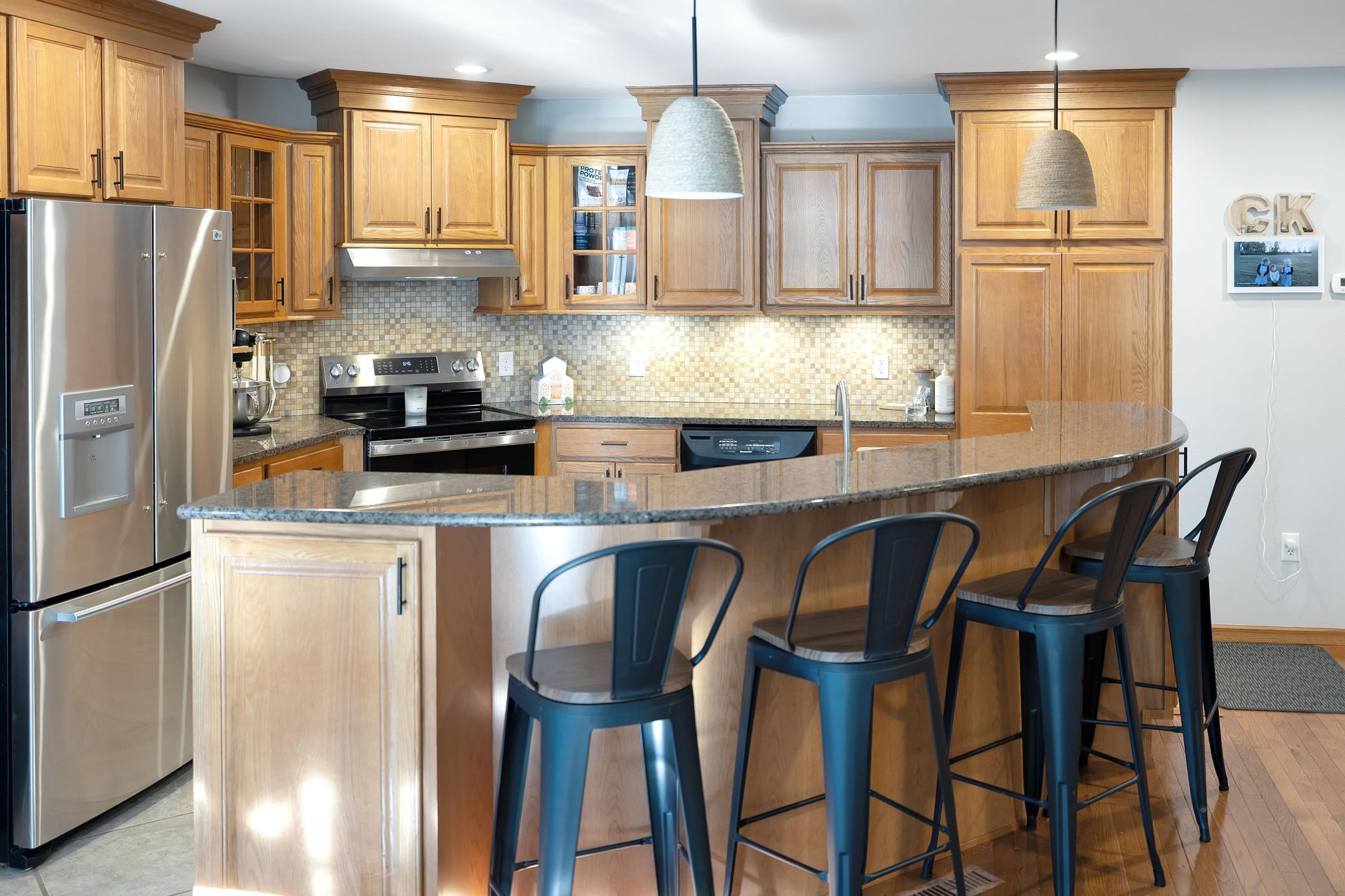 Custom cabinets and countertops