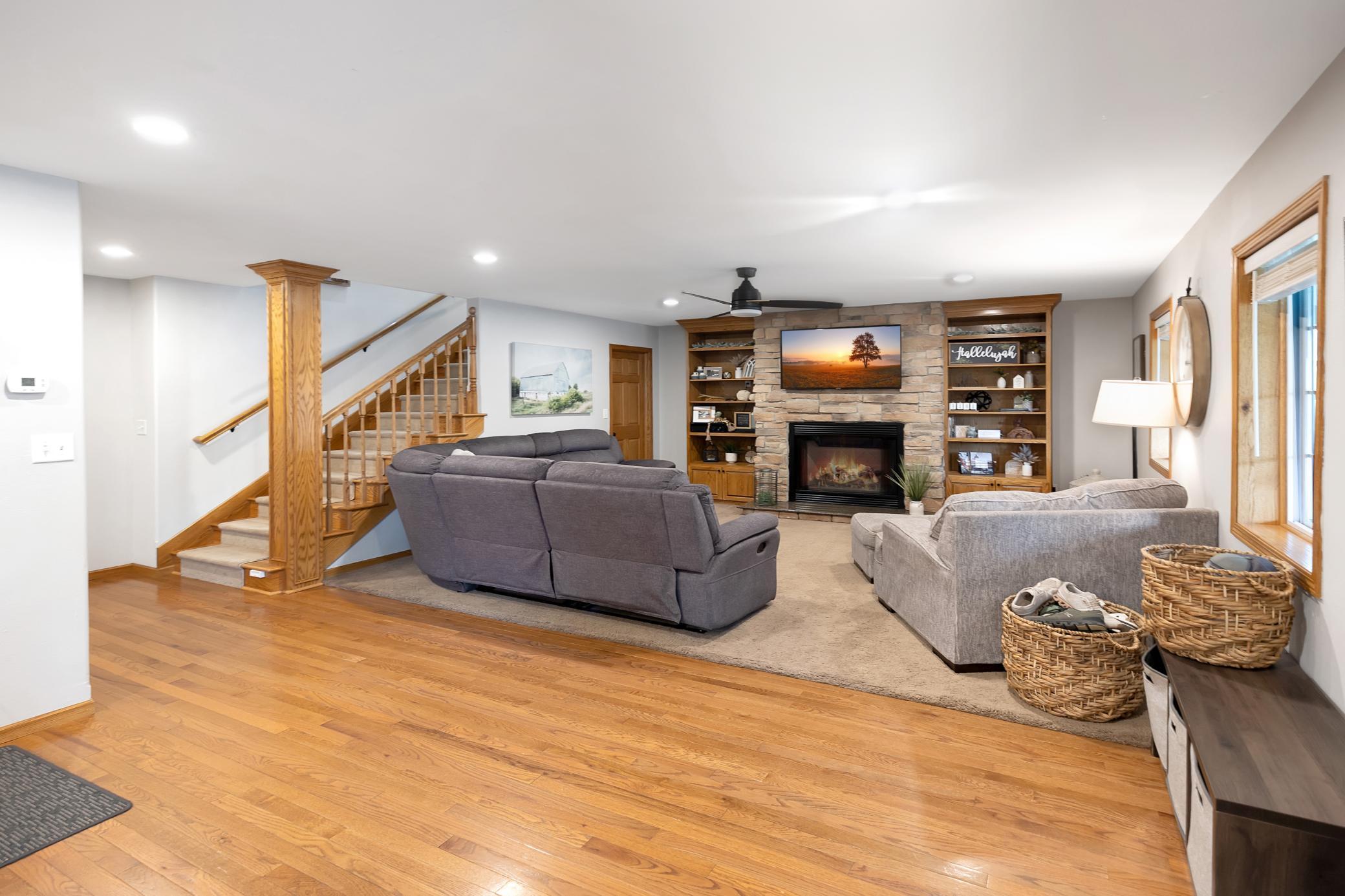 Perfect spot for movie night or watching the game