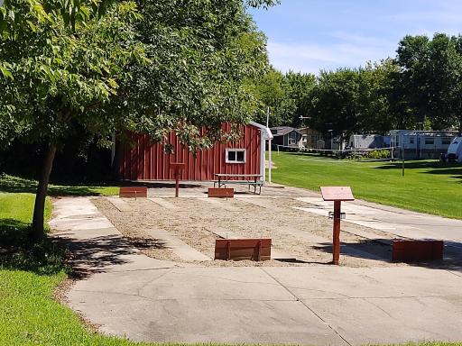 Horse Shoe tourneys are a favorite here, along with corn hole tourneys, holey board and much more!