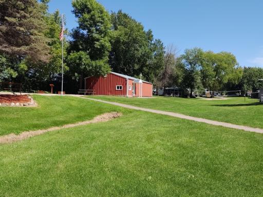 Founder's Chapel at resort, and horseshoe pits.