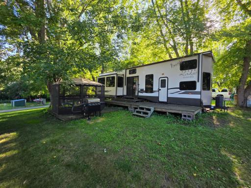 Photo for 2945 County Road 4 SW, 510, Cokato, MN 55321 - listing #7121060 Unit 510 at Cokato Lake RV Resort Cooperative Assoc - your new home away from home! Includes Membership Interest and Proprietary Lease, 42' Grand Lodge with Loft, Shed, Deck, Gazebo. What's stopping you?