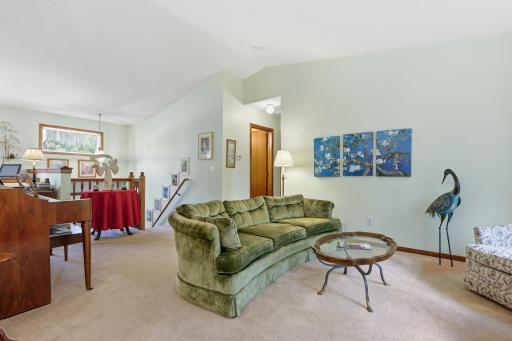 Vaulted ceilings.