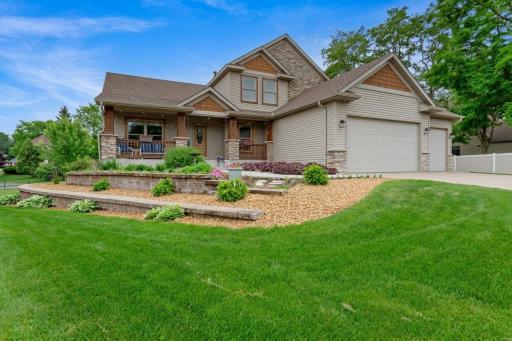 Extensive landscaping, irrigation, & retaining walls