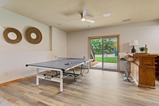 Family room with room for game table or pool table