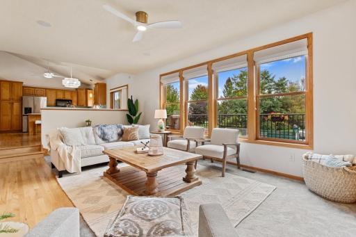 Newer carpet and light fixtures throughout