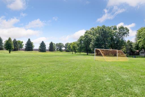 Chanhassen Hills Park's Soccer Field Area / Greenspace