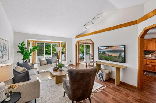 Sunny, bright and light main floor living room.