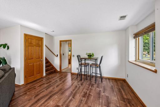 Plenty of room for a game table for entertaining