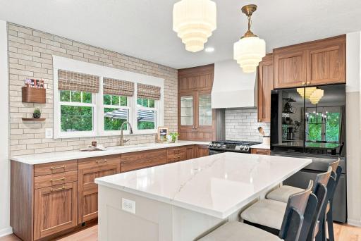 Custom designed kitchen with classy finishes