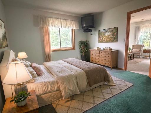 This photo has been virtually staged - Main Floor bedroom
