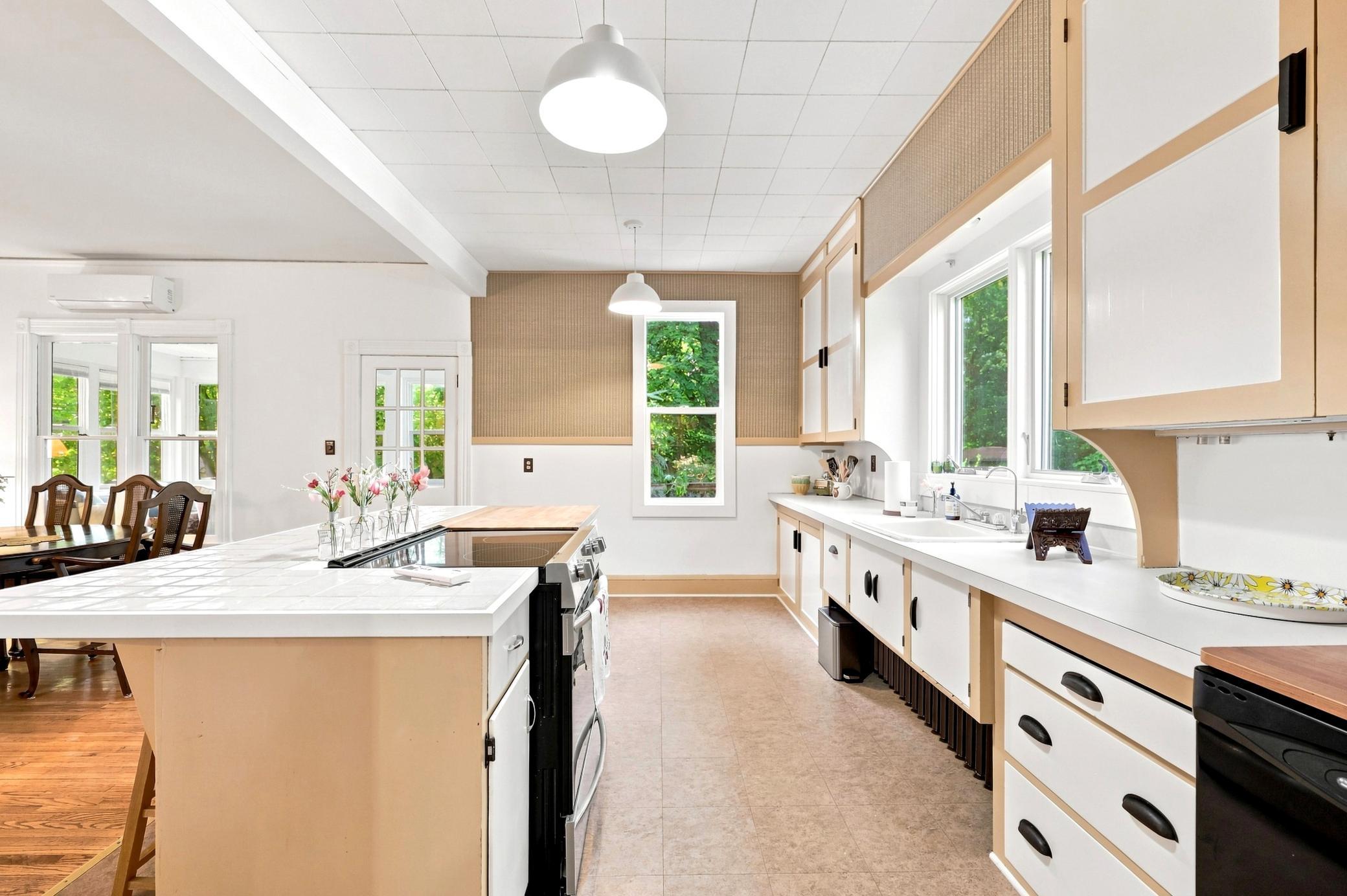 Kitchen with Tons of Natural Light