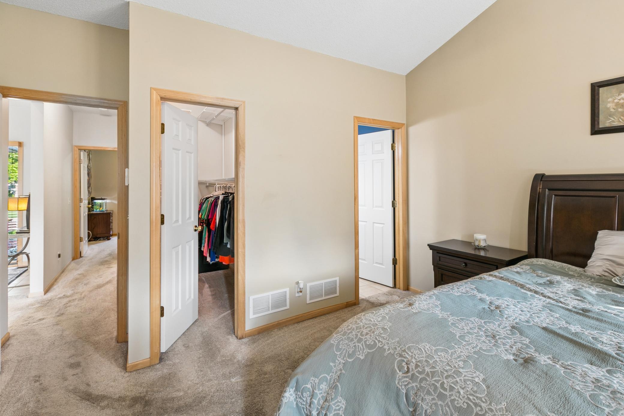 Massive walk in closet and owner's primary bath.