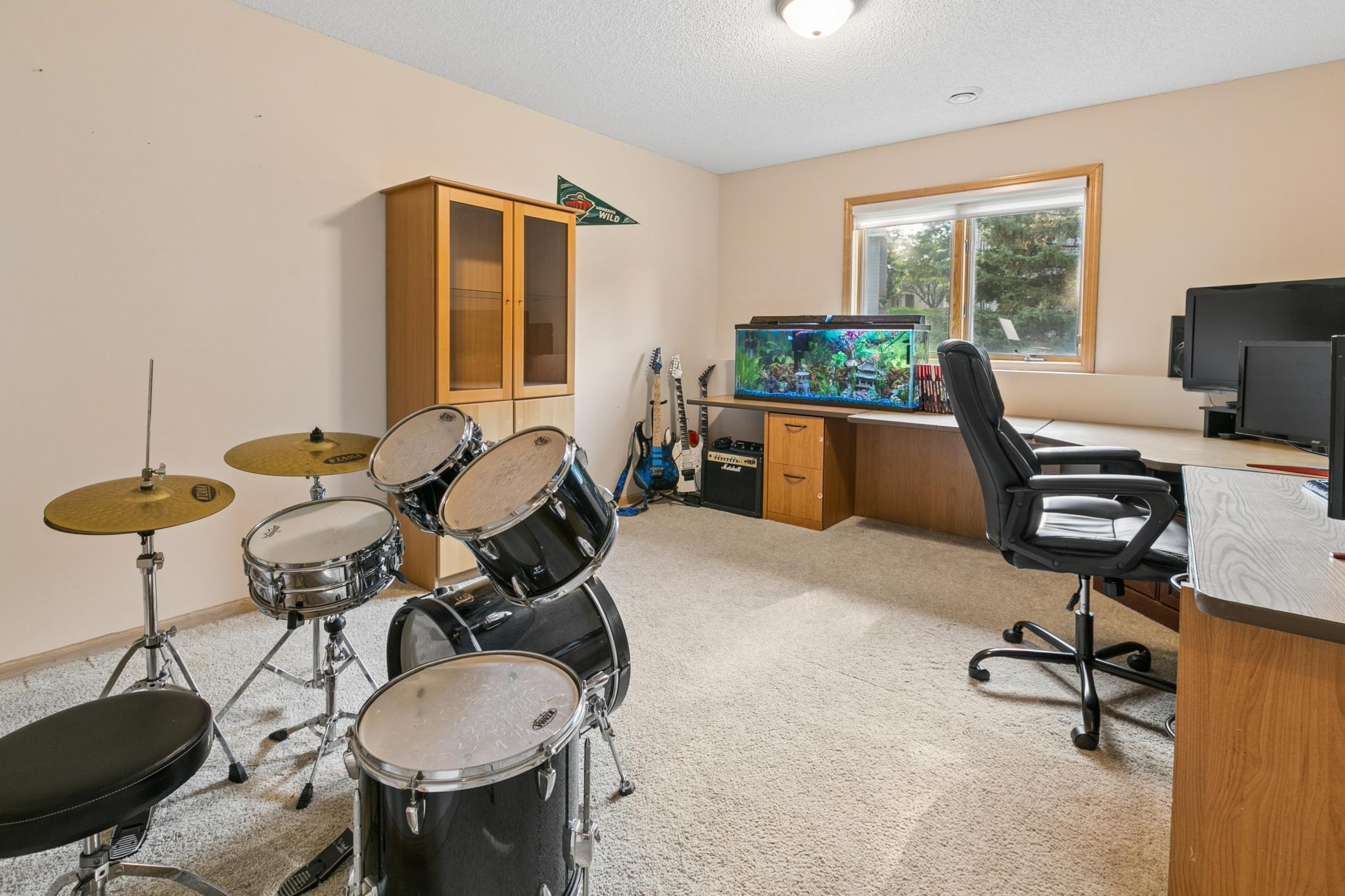 3rd bedroom with large walk-in closet.