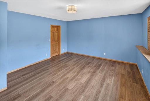 4th bedroom downstairs with walk-in closet.