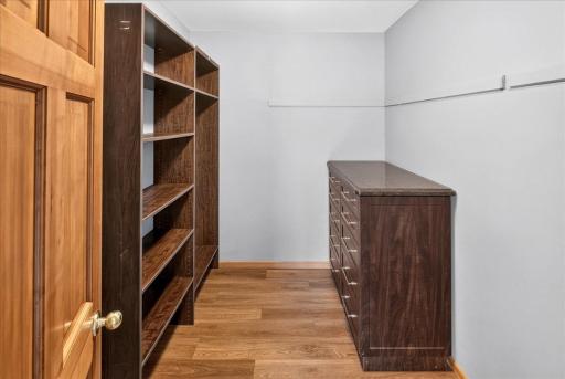 Walk-in closet.