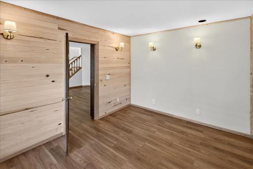 5th bedroom downstairs, can also make a great office or workout space.