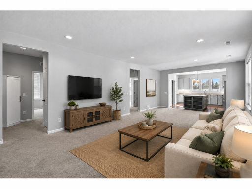 Living Room/Dining Room/Kitchen Virtual Staged
