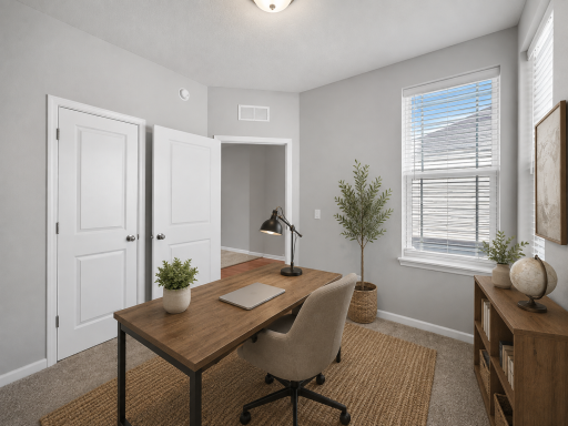 Front Room/Office/Den Extra Bedroom Virtual staged