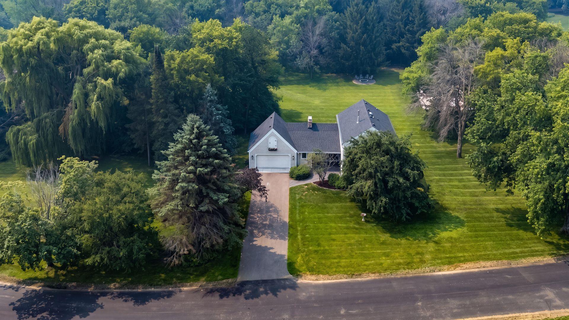 Gorgeous treeline and green space