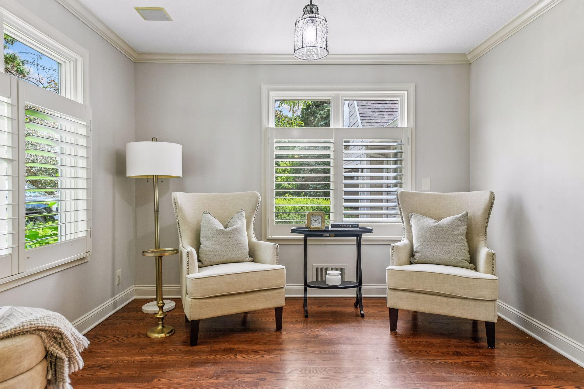 Cozy seating area for relaxation