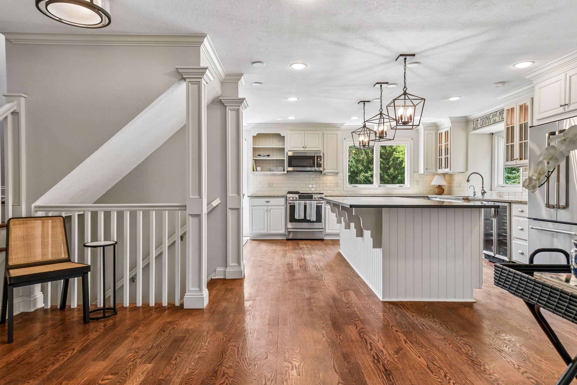 The kitchen is a chef's delight