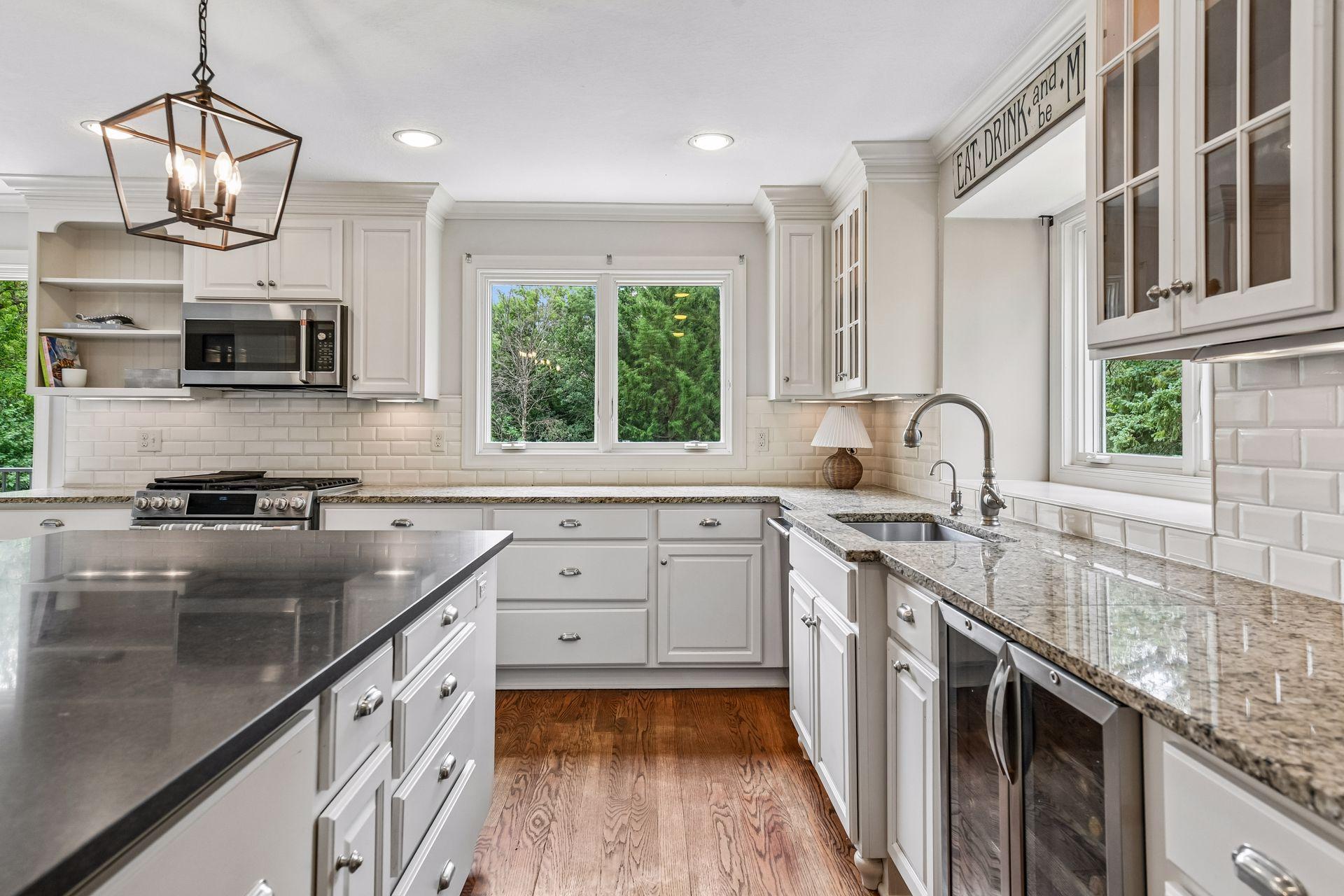 Plenty of cabinetry for all your supplies