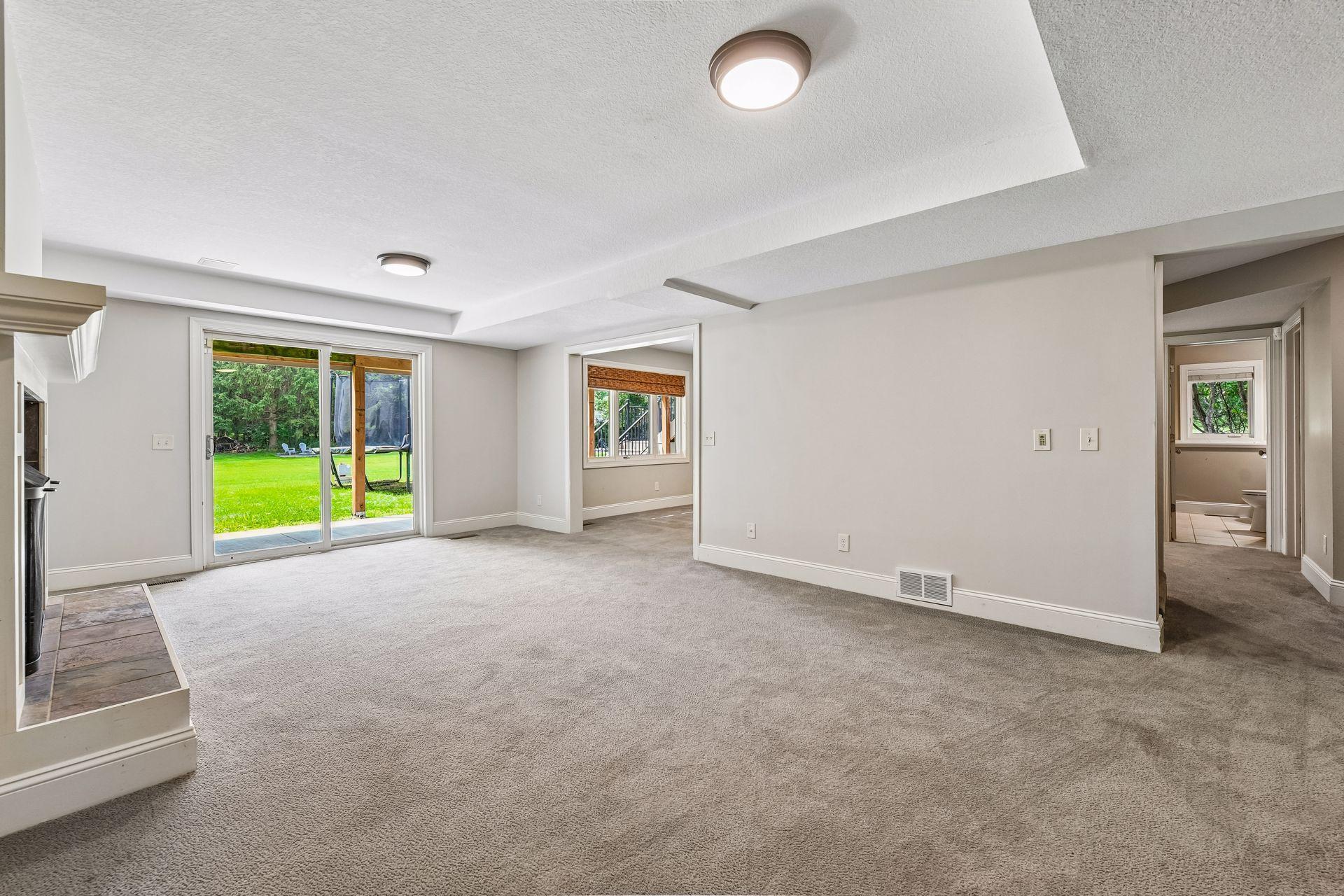 Large space for movie nights and games